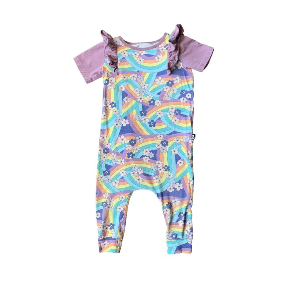 Rags to Raches Rainbows and Daisy Romper